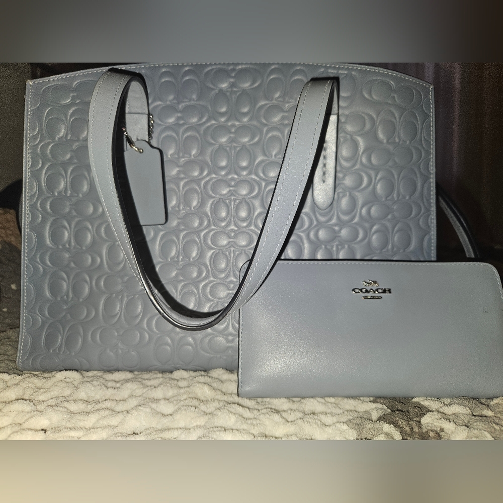 Coach Shoulder Bag and Wallet Set